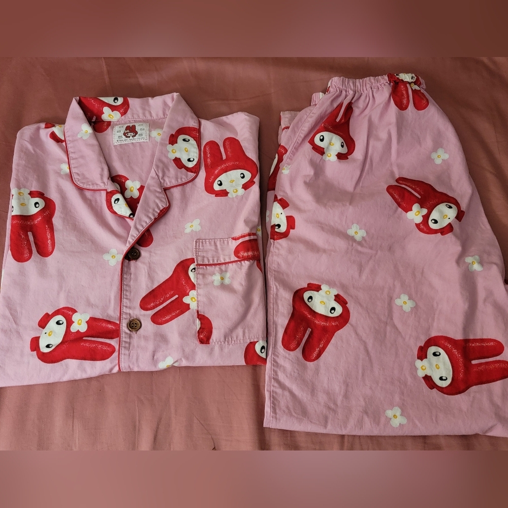 PJ Set  Sanrio Pink My Melody Shirt and Pants